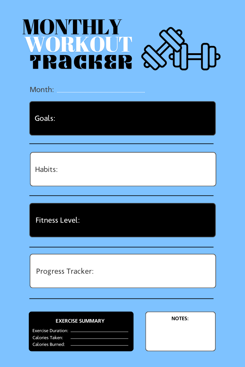 2024 Ultimate Workout Planner – Your Complete Fitness & Goal Tracking Guide