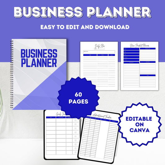 Comprehensive Business Planner – Your Essential Guide to Success and Growth