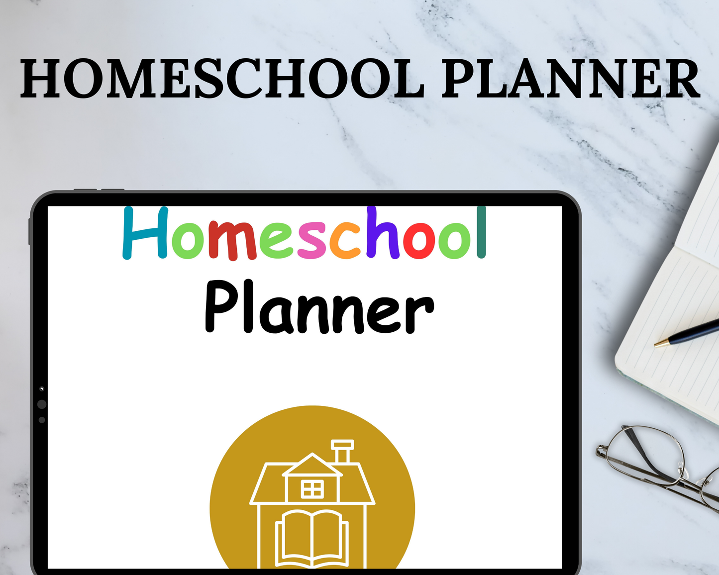 Comprehensive Homeschool Planner Bundle - Editable Canva Template