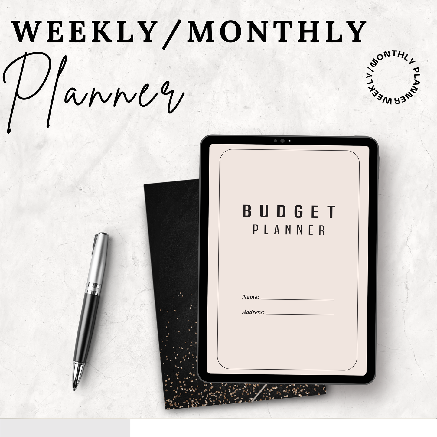 Versatile Weekly/Monthly Planner – Your Ultimate Tool for Organization & Productivity