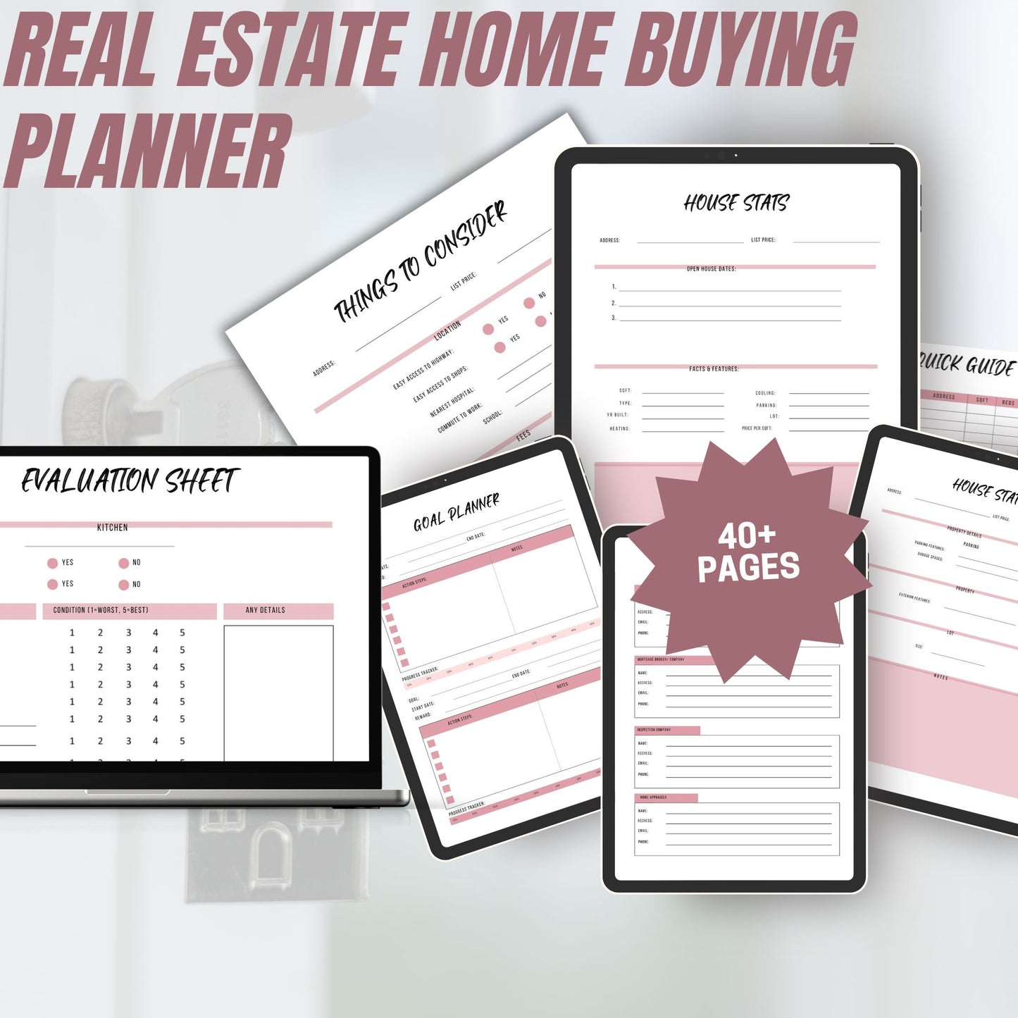 Comprehensive Home Buying Planner – Your Step-by-Step Guide to Finding Your Dream Home