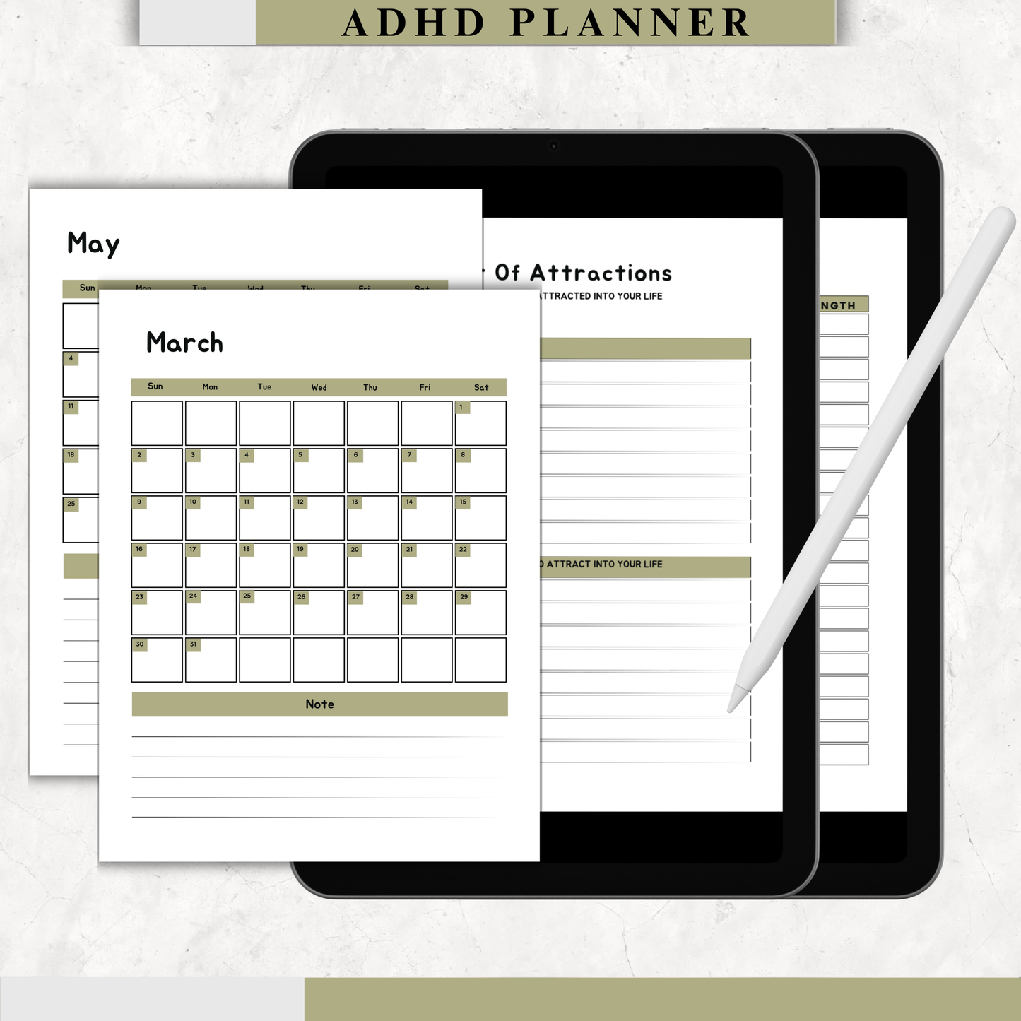 2025 ADHD Planner – Your Essential Tool for Focus and Organization