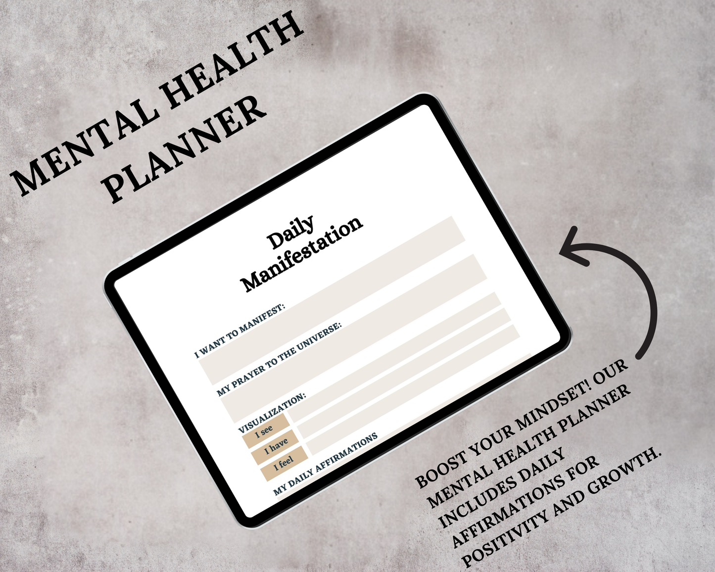 Printable Mental Health Planner Template, Canva Planner Inserts, Self-Care Journal Pages, Therapy Organizer, Digital Download