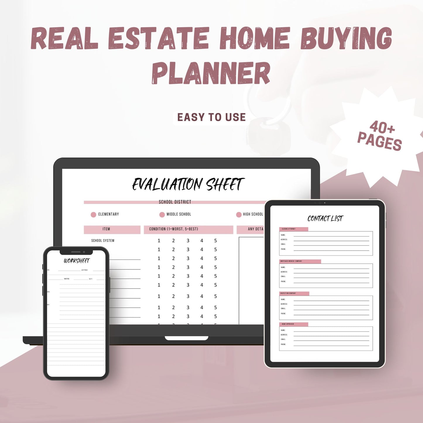 Comprehensive Home Buying Planner – Your Step-by-Step Guide to Finding Your Dream Home