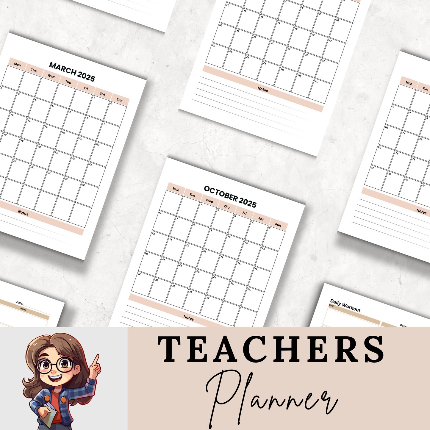 2025 Teacher's Planner – Your Essential Tool for Organized Teaching