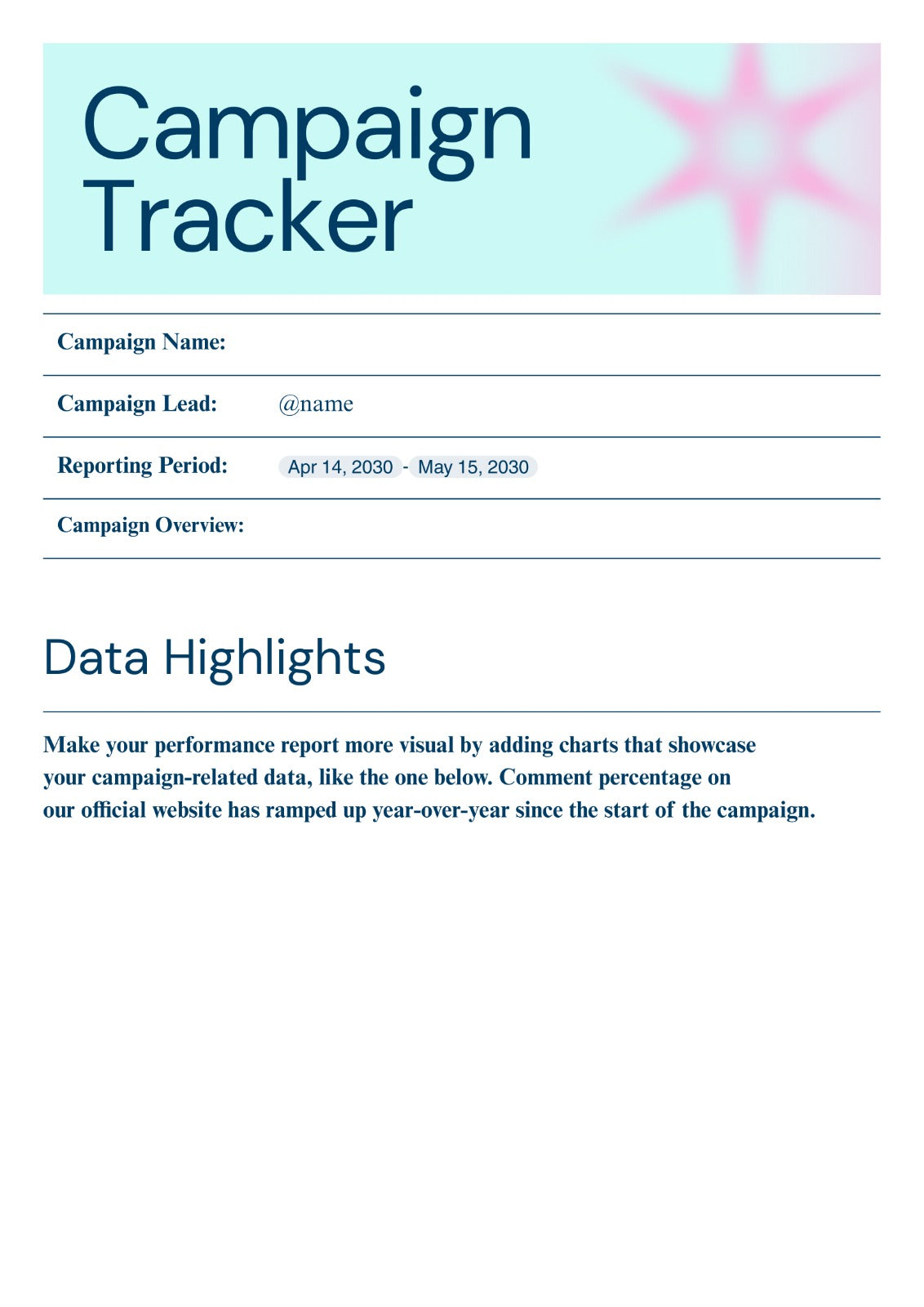 Comprehensive Campaign Performance Tracker for Effective Marketing Analysis