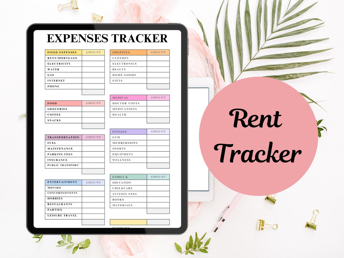 Smart Rent Expenses Tracker for Budgeting & Financial Management