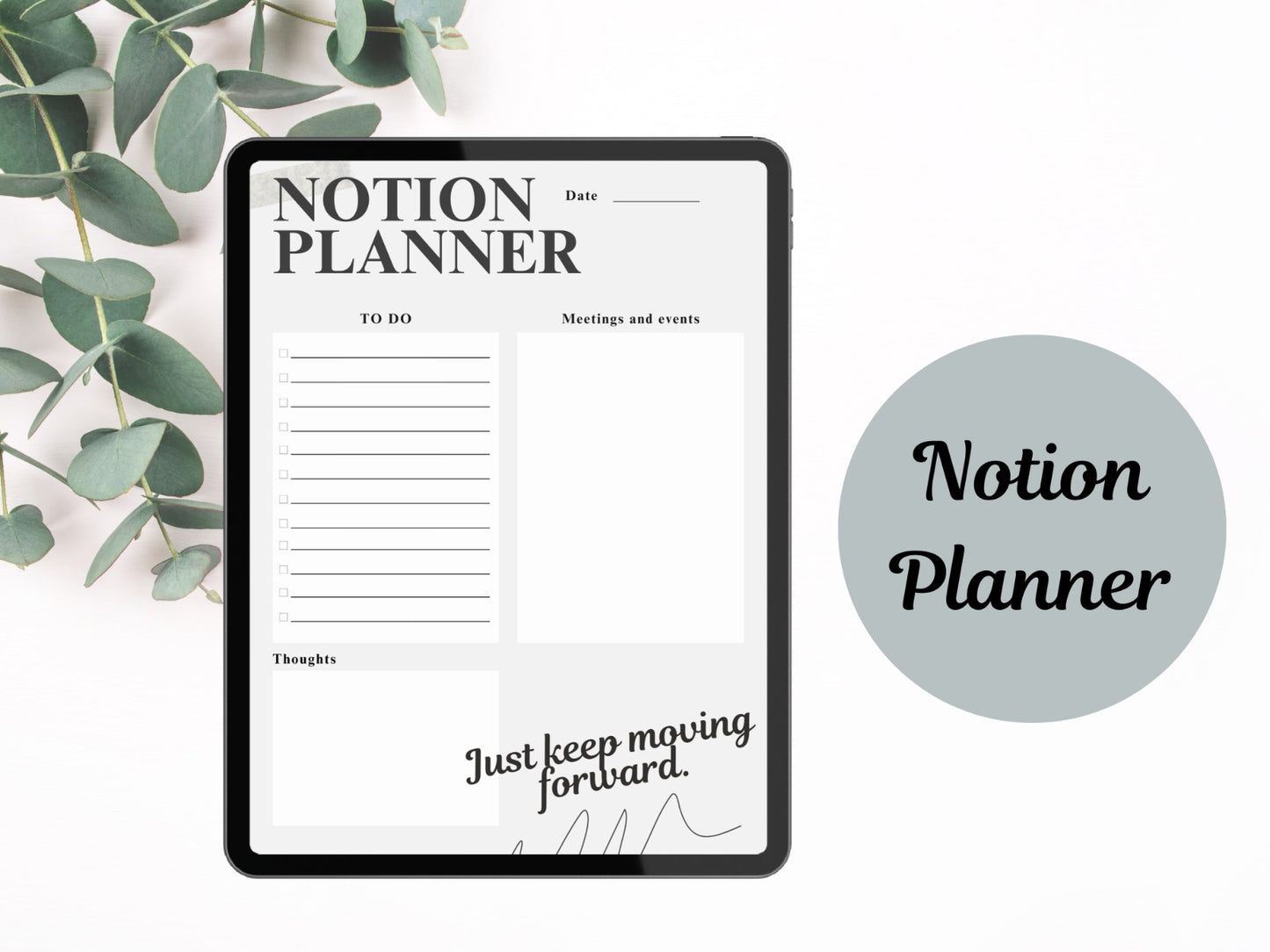 All-in-One Notion Planner for Organized & Productive Living